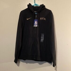 Nike NBA Boston Celtics Jacket Zipper Hoodie cotton viscose blend rare jacket